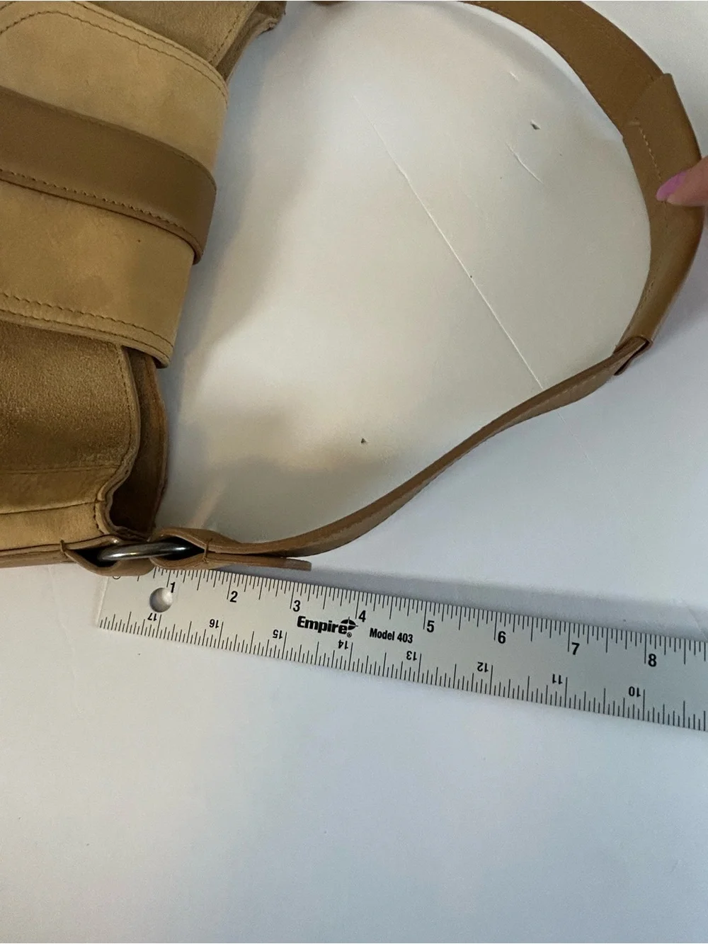NWOT Gorgeous Lucky Brand Tan Suede Hobo Bag with Ring Accent